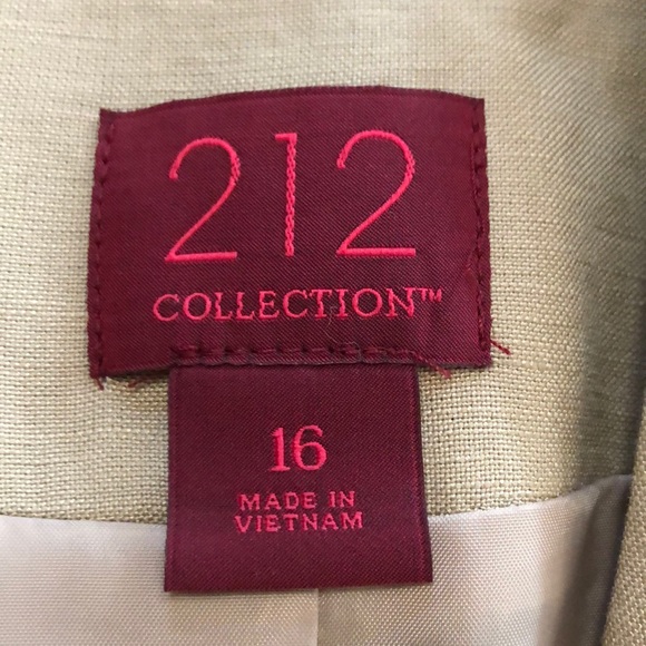 NWT Tan Linen pantsuit. Jacket is fully lined. - Picture 7 of 12